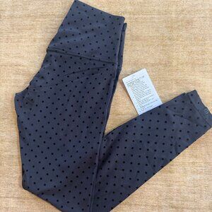 NWT Lululemon 28" Size 6  Align Polka Dot Flocked Legging Pants